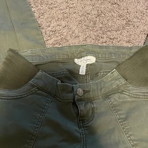 Jessica Simpson Side Panel Maternity Moto Pants